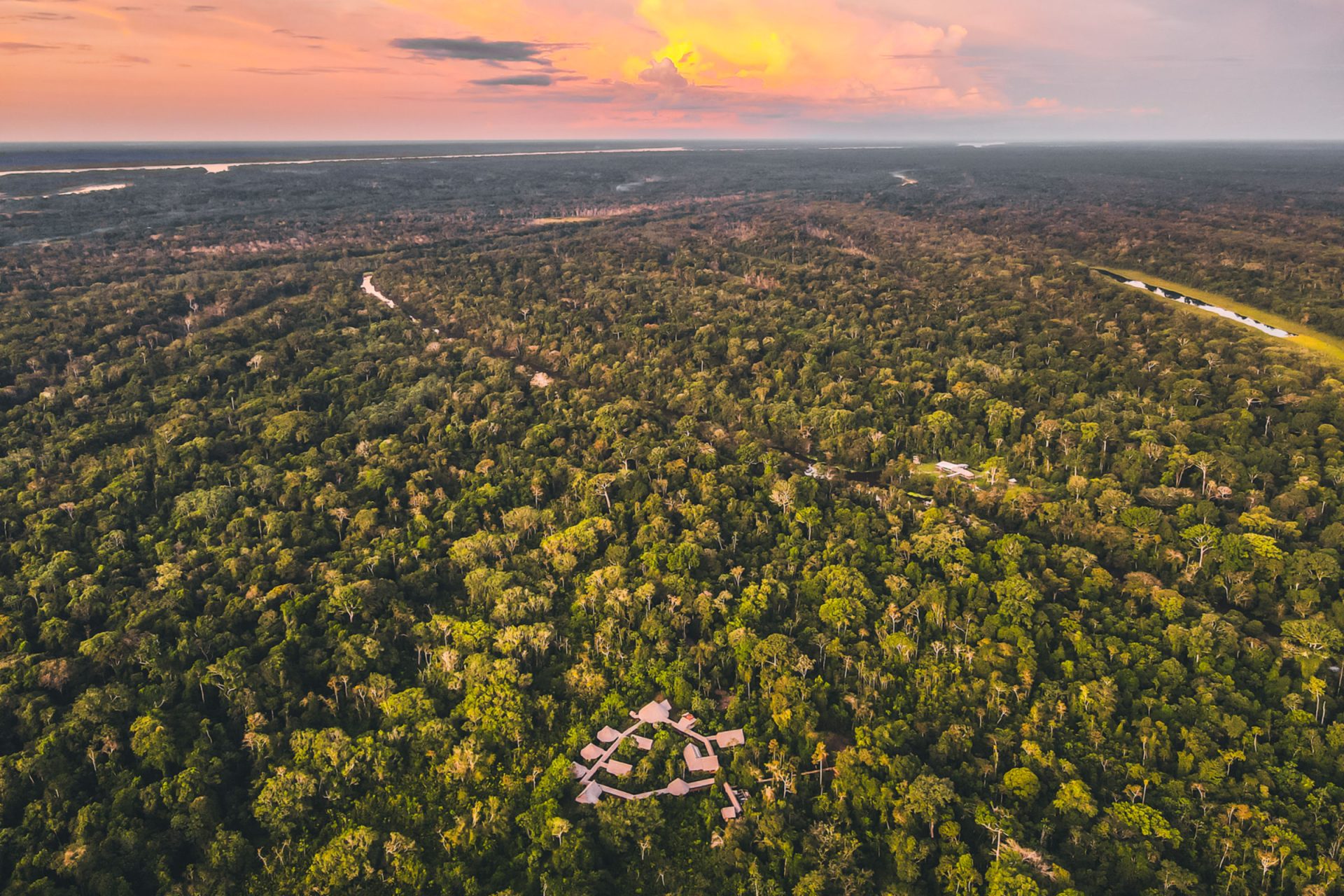 Kawsay_Expansive_Drone ayahuasca retreat boat ride